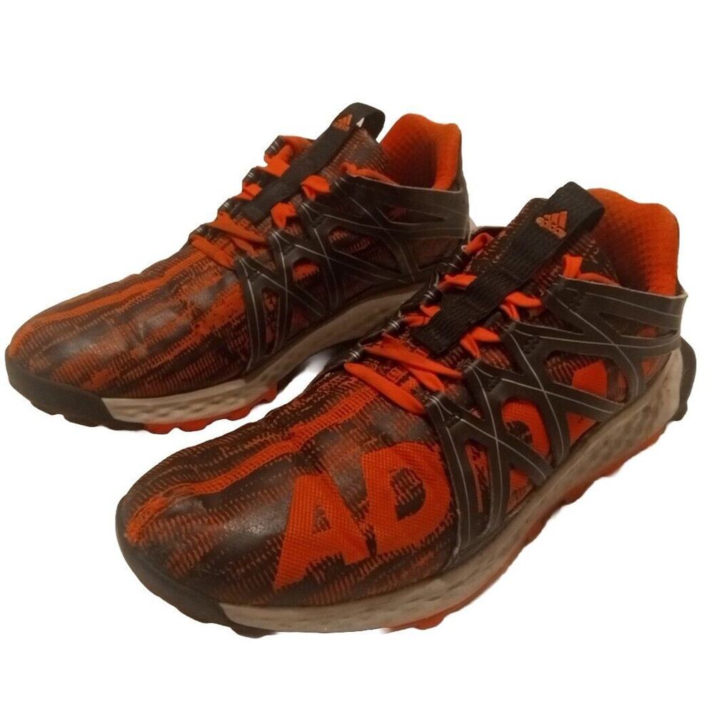 Men’s Orange Adidas Vigor Bounce (AQ7508) Training Shoes Size 9 Sneakers